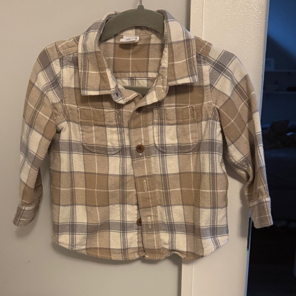 Baby Gap Button Down Flannel Shirt